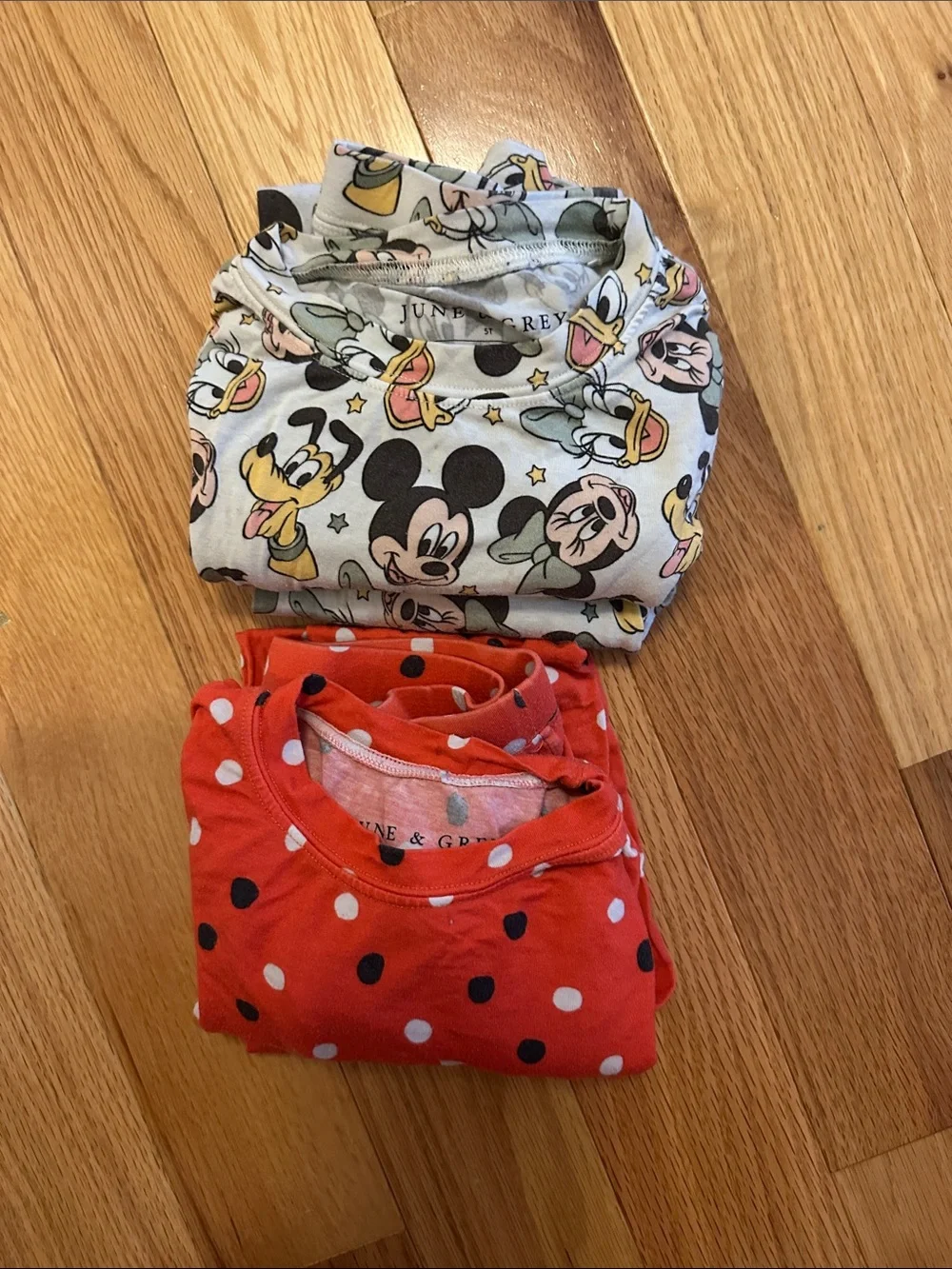 Kids two piece bamboo pj sets. Disney collection.